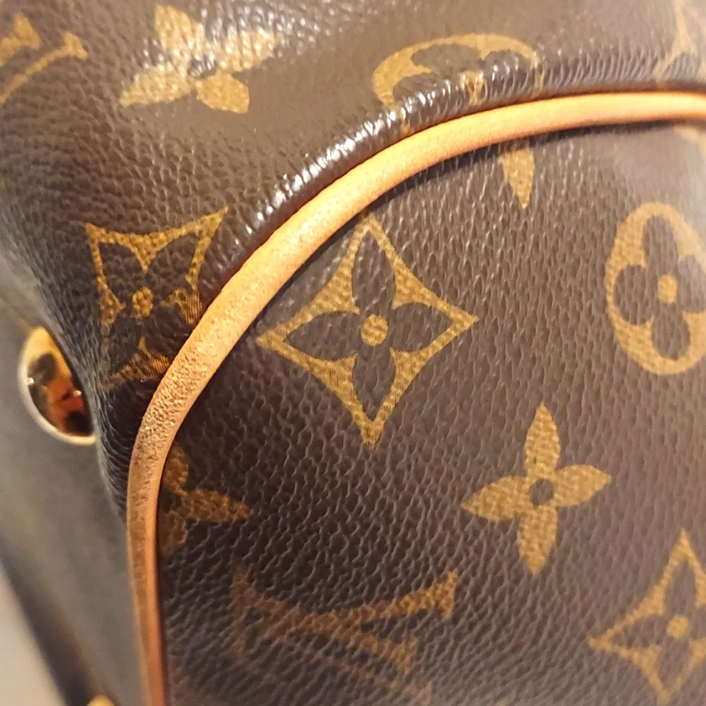Louis Vuitton Tivoli GM Monogram Coated Canvas Bag VGC! COA Dust Bag